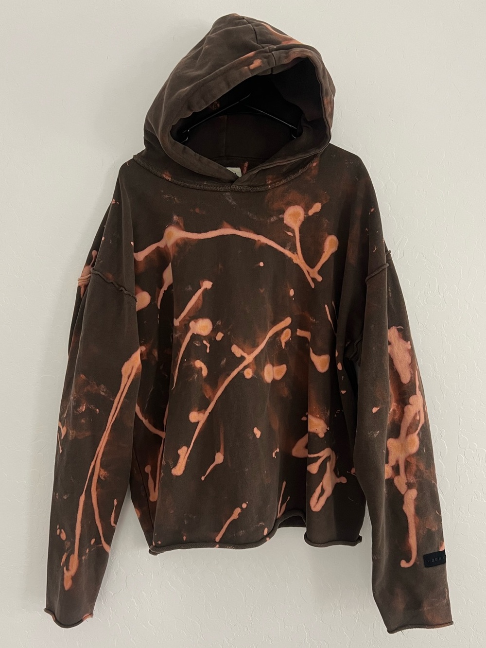 Custom Made YOUNGLA Bleach Dye Hoodie